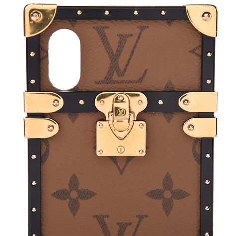 replica lv ipone x trunk|LOUIS VUITTON Reverse Monogram Eye.